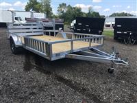 New 2019 H&H Trailers 82X14 RAILSIDE ALUM ATV 3K for Sale