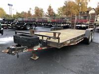 Used 2003 Load Trail 20' Skid Loader Trailer for Sale