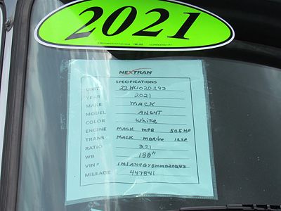 2021 Mack AN64T DAYCAB