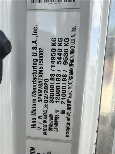 2021 Hino 338